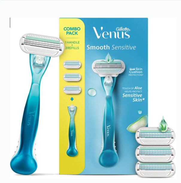 Gillete GILLETTE VENUS RAZER SENSITIVE SKIN 1 Handle 3 Refils