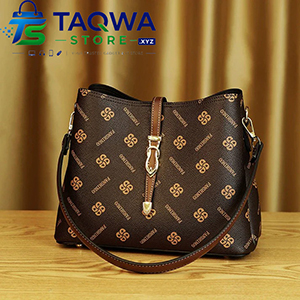 Luxury Large Capacity Bucket Shoulder Bag for Women